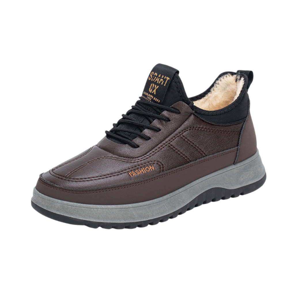 Bequeme warme Herrenschuhe: wasserdicht und rutschfest