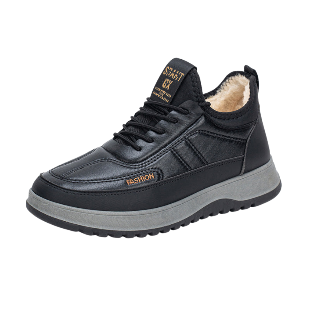 Bequeme warme Herrenschuhe: wasserdicht und rutschfest