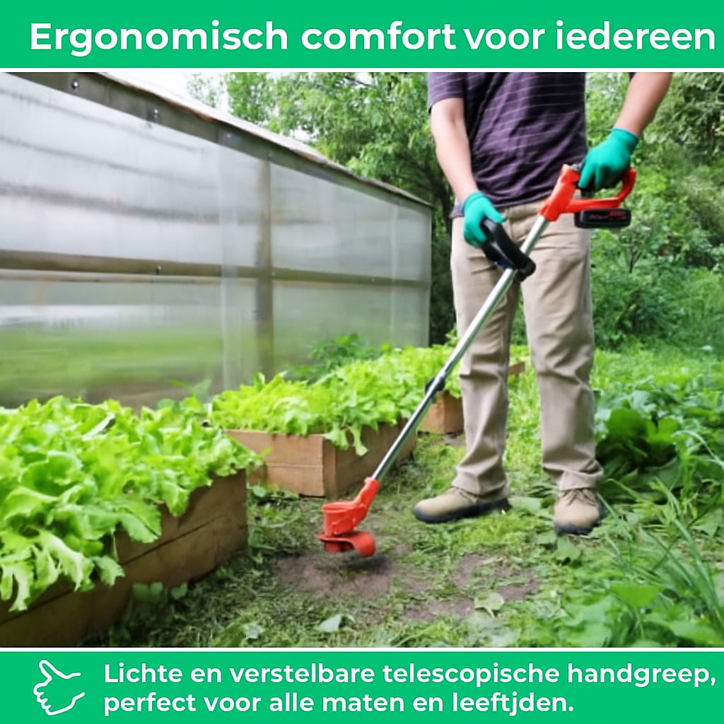 Transformeer je tuin in enkele minuten! Guadaña – met extra batterij + cadeaus - POWERGREEN TRIMMER