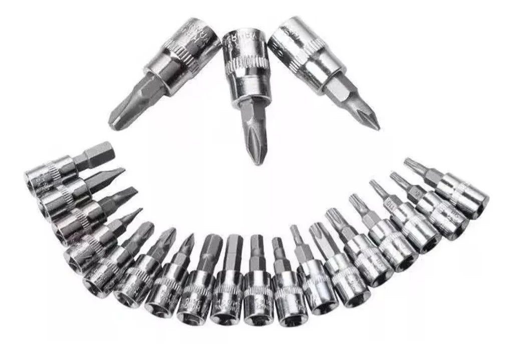 Complete 46-delige gereedschapsset van staal met koffer