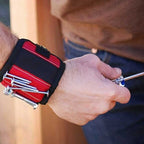 Magnetische armband voor schroeven, gereedschap en spijkers