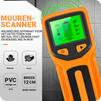 Professionele Muurdscanner voor Metaal, PVC, Hout en Bedrading