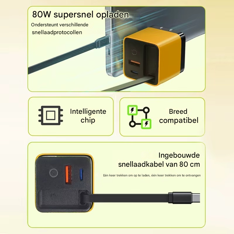 VoltX™ Neo GaN | Laadt snel, slim en volledig veilig!