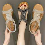 Vrouwelijke Orthopedische Lederen Sandalen - OrthoGlam