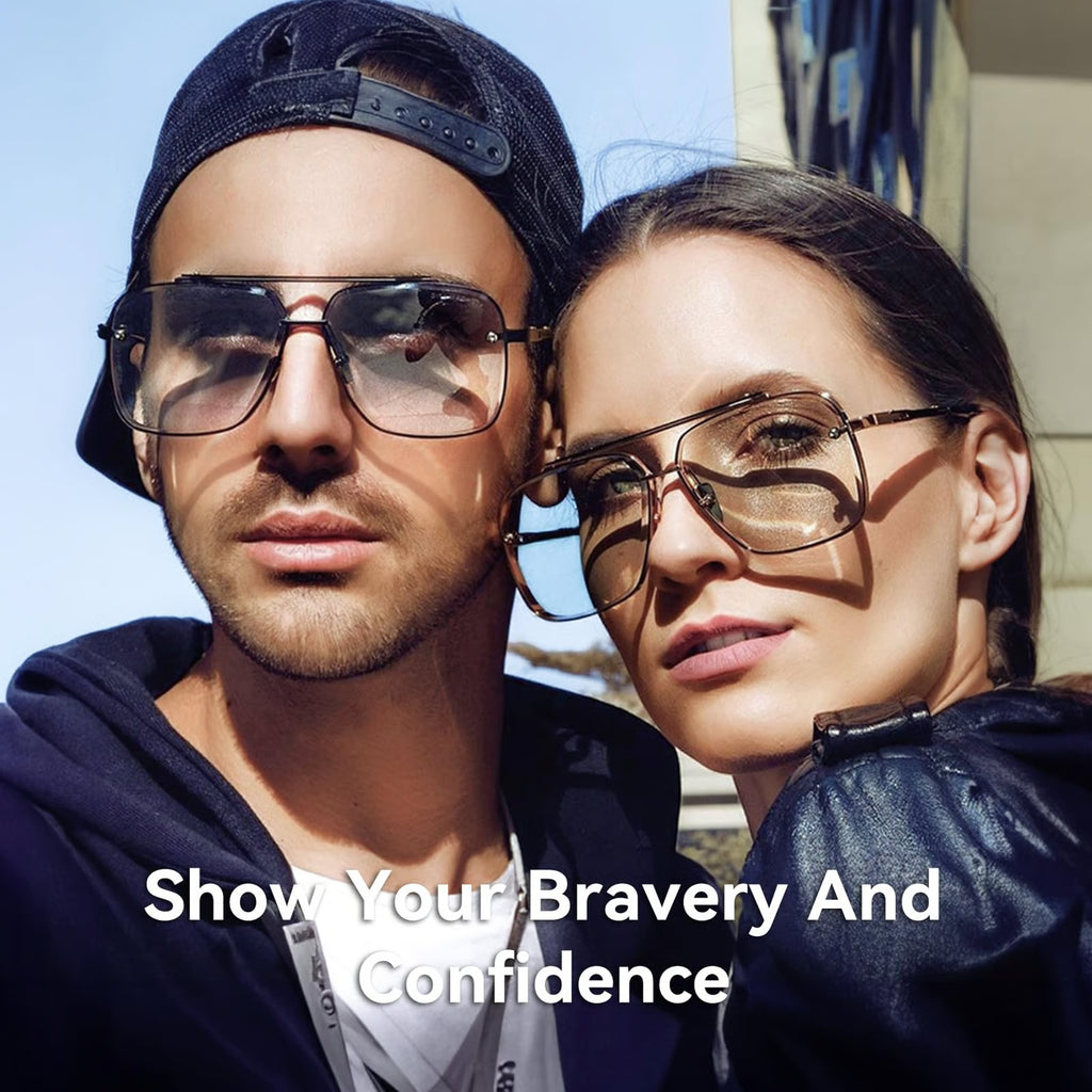 🔥HOT SALE - Retro Gradient Sunglasses UV400 Protection