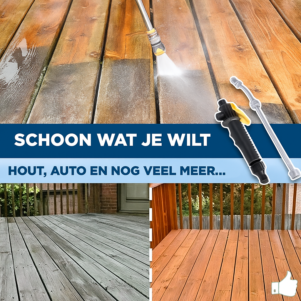 Super Hoge Druk Tuinslang 2-in-1