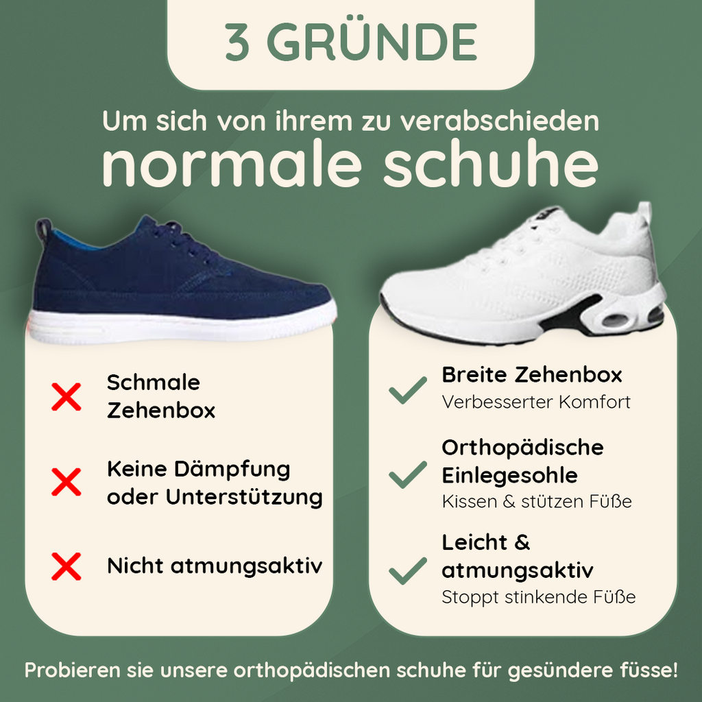 LaufEase - ergonomische Schmerzlinderungs-Schuhe