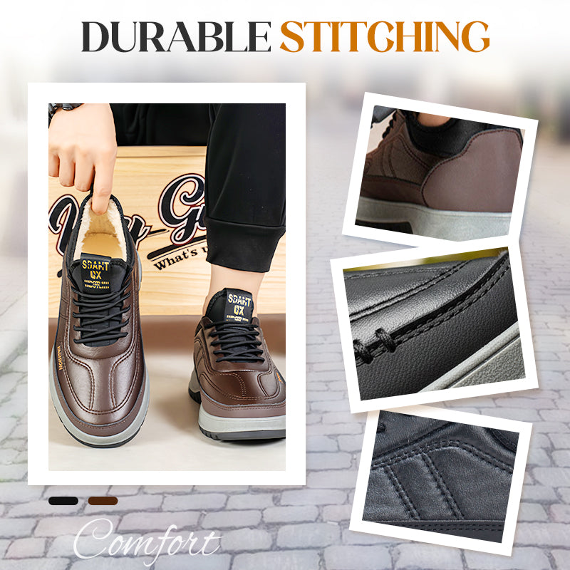 Bequeme warme Herrenschuhe: wasserdicht und rutschfest