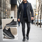 Bequeme warme Herrenschuhe: wasserdicht und rutschfest