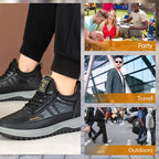 Bequeme warme Herrenschuhe: wasserdicht und rutschfest